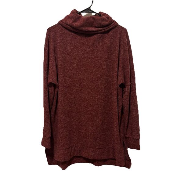 Zenana Fleece Turtleneck Fleece Tunic Size M - Picture 1 of 5